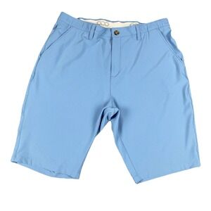 33,000ft Golf Shorts Mens XL 38x9" Inseam Quick Dry Lightweight Stretch Blue